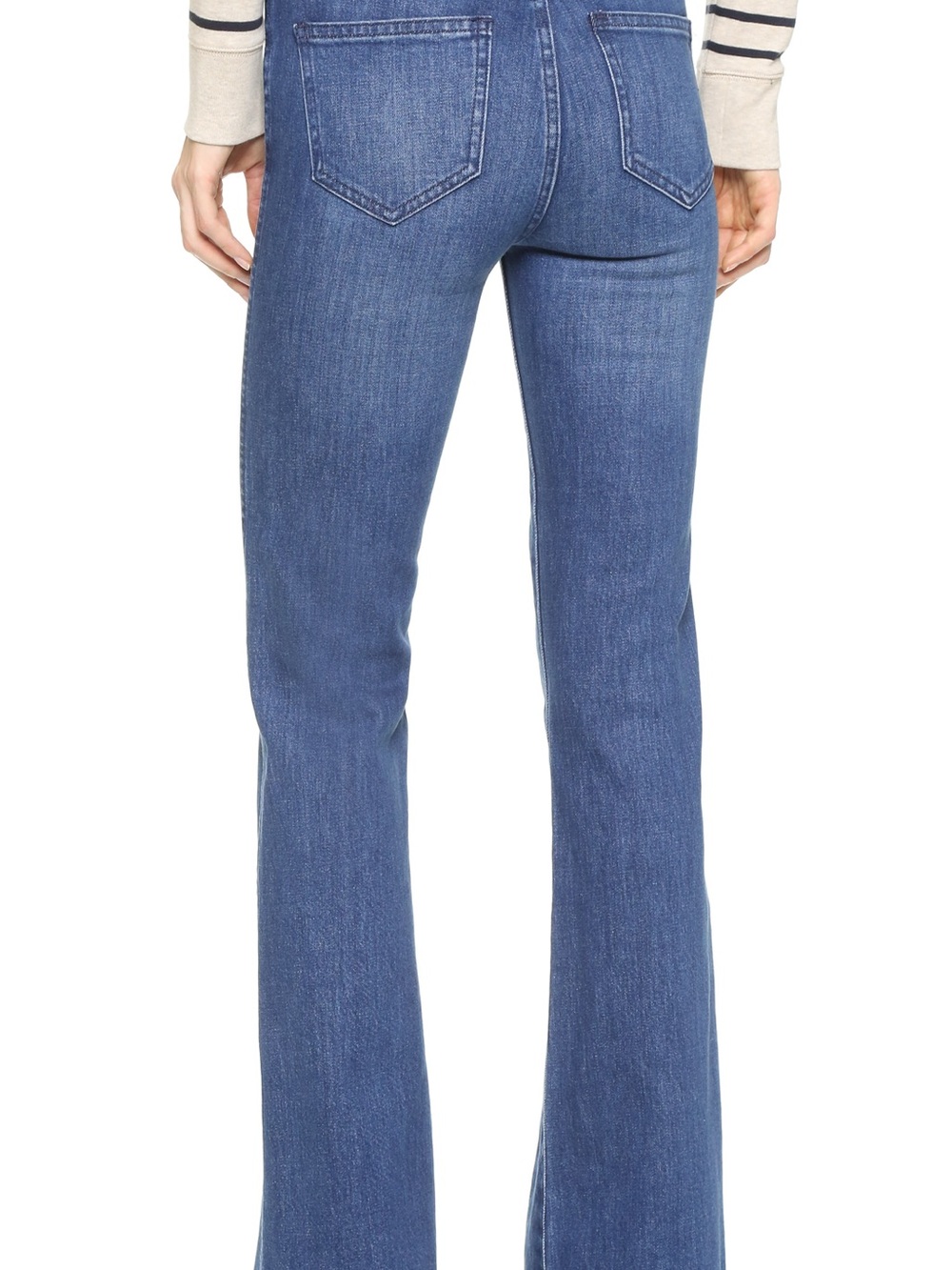👖 Vintage Madewell Flea Market Flare True Indigo Denim Jeans - Picture 2 of 10